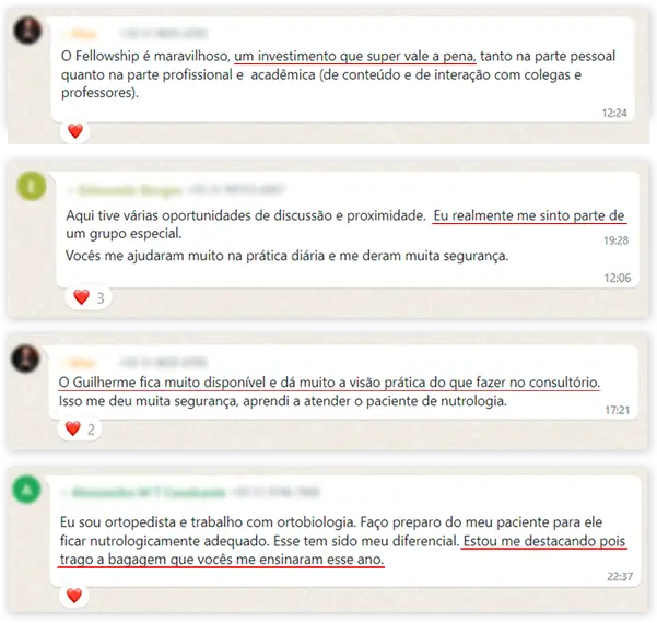 Depoimentos Alunos Nutrology Fellowship Depoimentos aluno Nutrology Fellowship