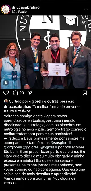 Depoimento Lucas Abrahão Nutrology Fellowship